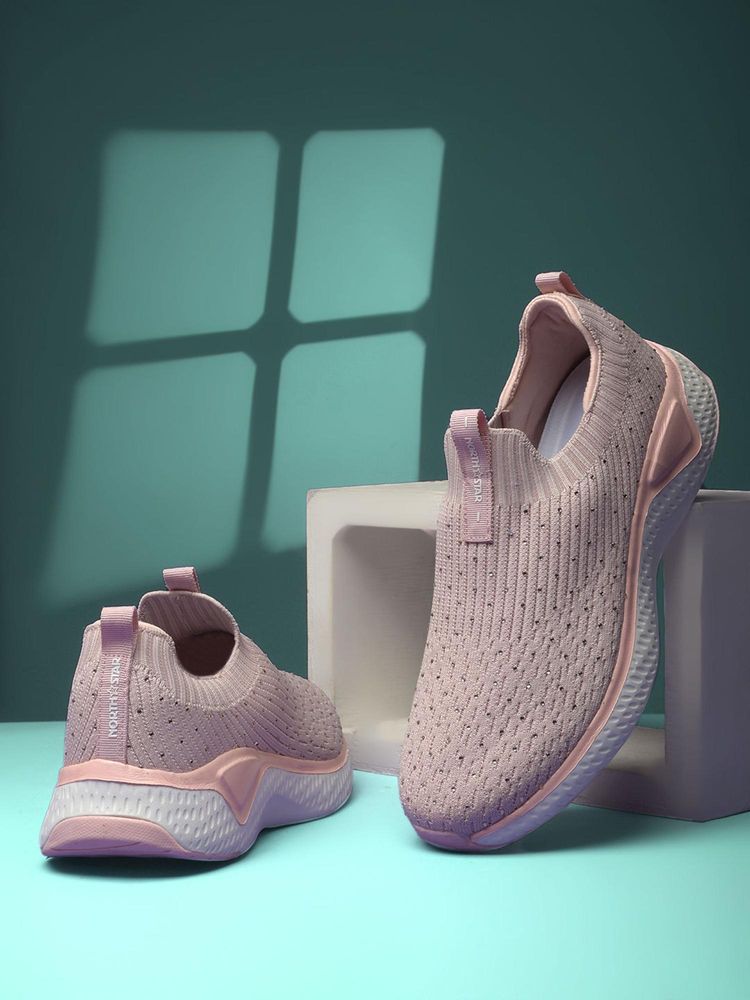 North Star Women Pink Slip On Sneakers-picture-18