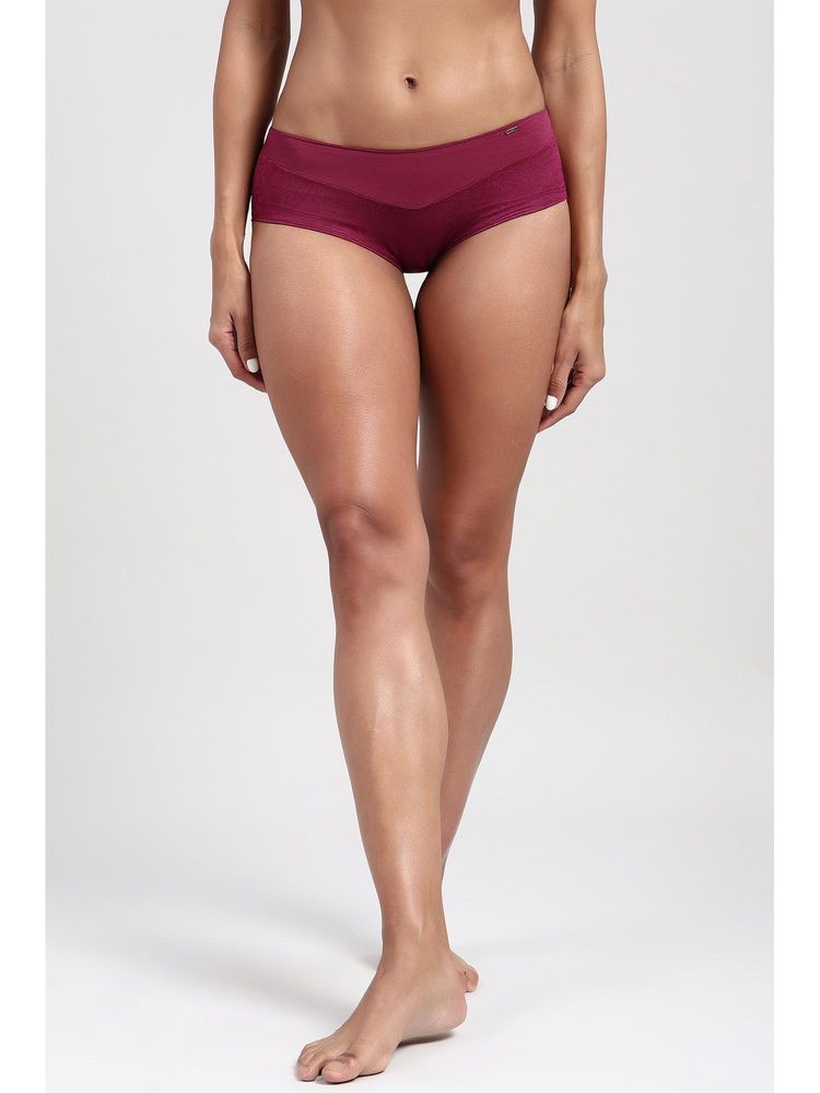 Van Heusen Women Full Coverage Lace Wine Hipster Panty-picture-16