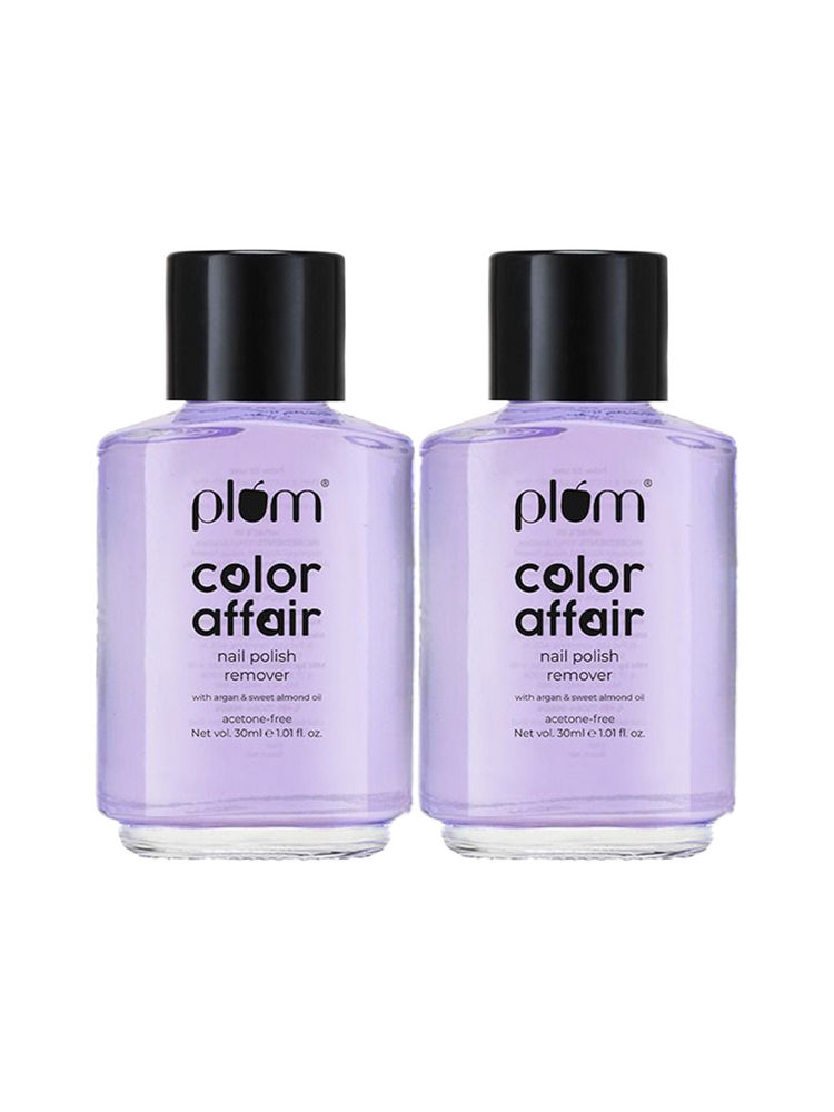 Plum Color Affair Nail Polish Remover - Pack Of 2-image-5