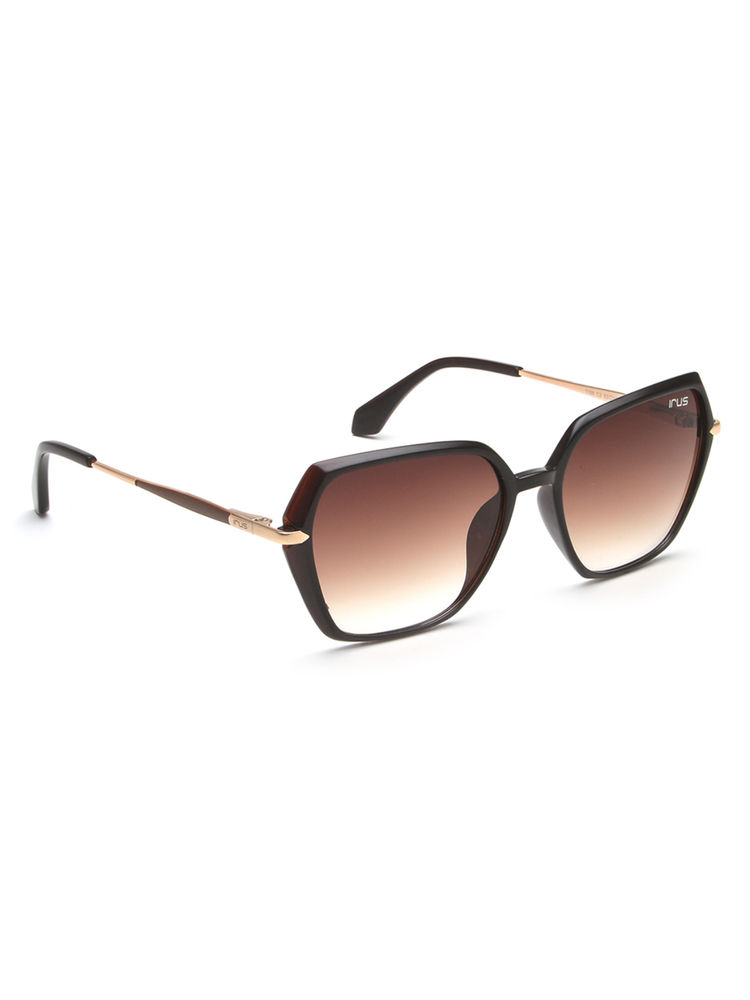 IRUS Uv Protected Sunglasses for Women with Brown Coloured Gradient Polycarbonate Lens (53)-picture-19