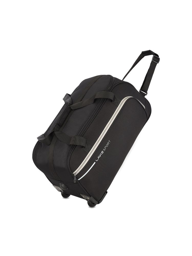 Lavie Sport Galactic M Medium Size 57 cms Wheel Duffle Bag | 2 Wheel Duffle Bag (Black) (M)-picture-22