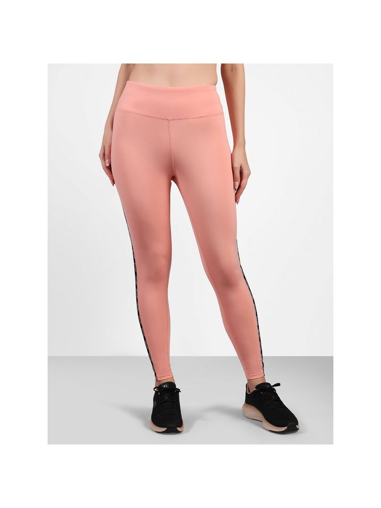 SKECHERS Women Branded Tape Applique Pink Leggings-picture-25