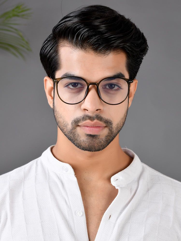 ROYAL SON Round Transparent Green Latest Spectacles Frames for Men Women Sf0089-C2-image-24