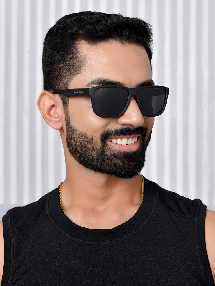 ROYAL SON Sports Black Cricket Cooling Polarized Sunglasses for Men- Chi00173-C1 (44)-picture-28