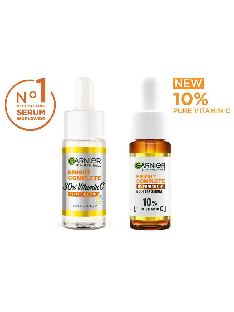 Garnier 30X Vitamin C Day + 10% Vitamin C Night Serum Mini Combo - Wake Up to 73% Brighter Skin-picture-20