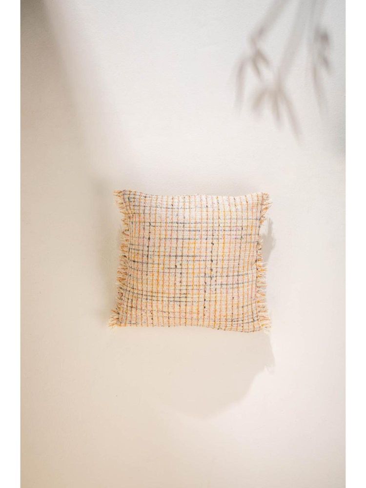 Freedom Tree Woodland Tweed and Pure Cotton Beige Cushion Cover (16X16 Inches)-image-34