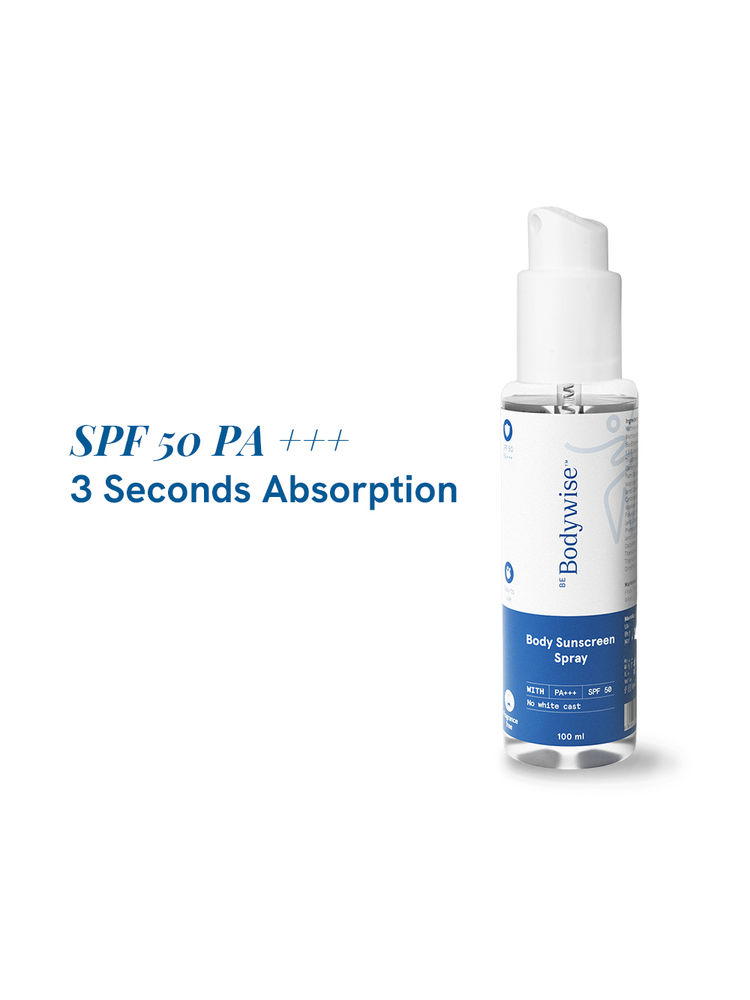 Be Bodywise Body Sunscreen Spray SPF 50 PA+++