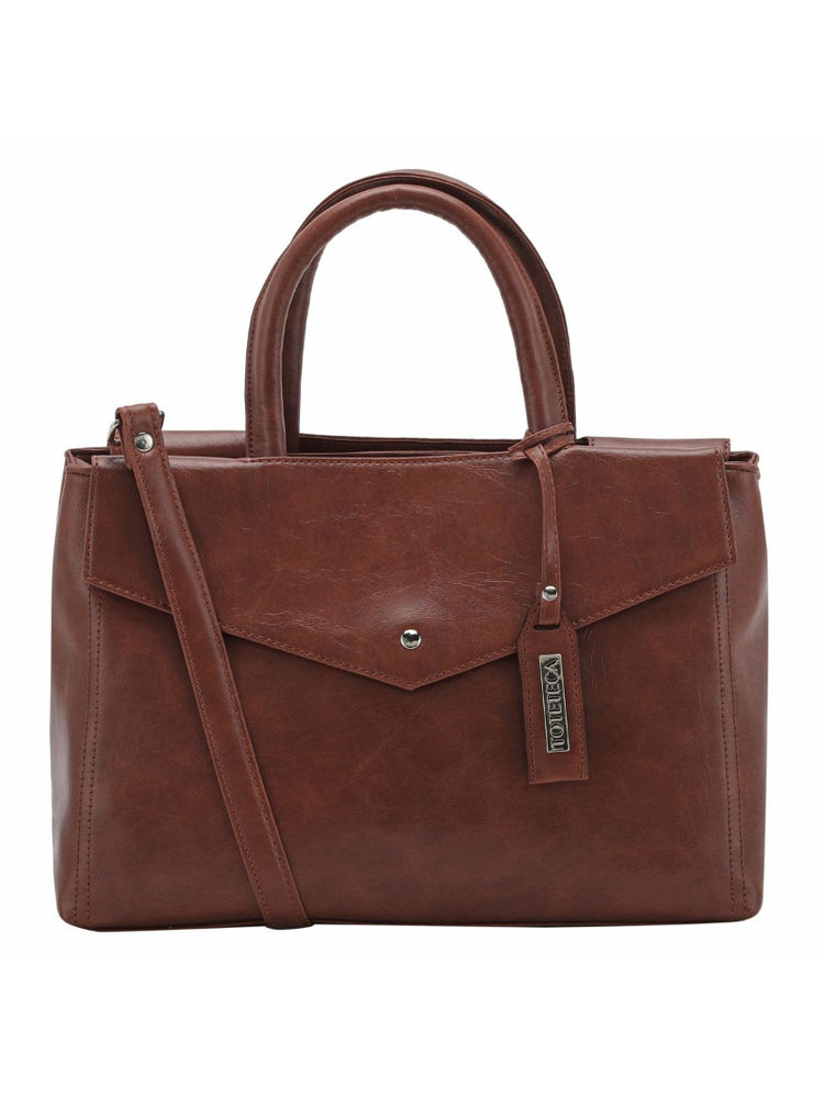 Toteteca Multi pocket Shoulder Bag Female Brown-picture-14