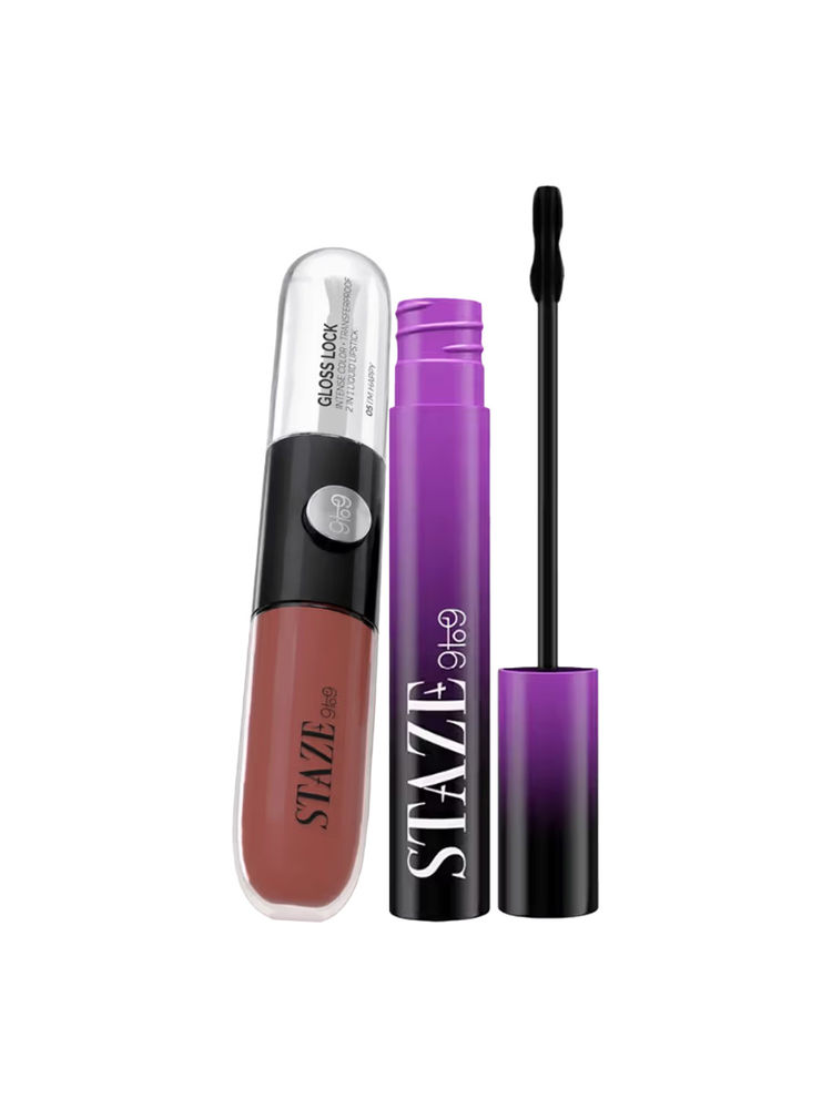 STAZE Lash and Gloss Duo (Gloss Lock: I'm Happy + Tubing Mascara) - Pack of 2-image-47