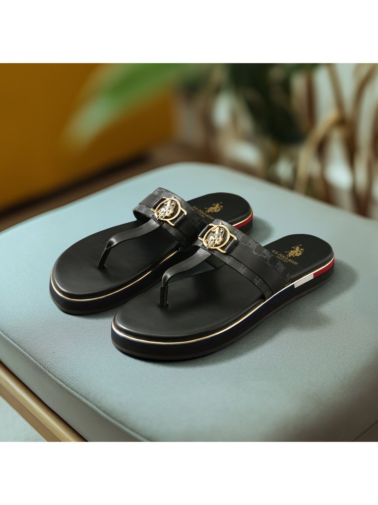 U.S. POLO ASSN. Womens Abigail Eva Flat Sandals-picture-20