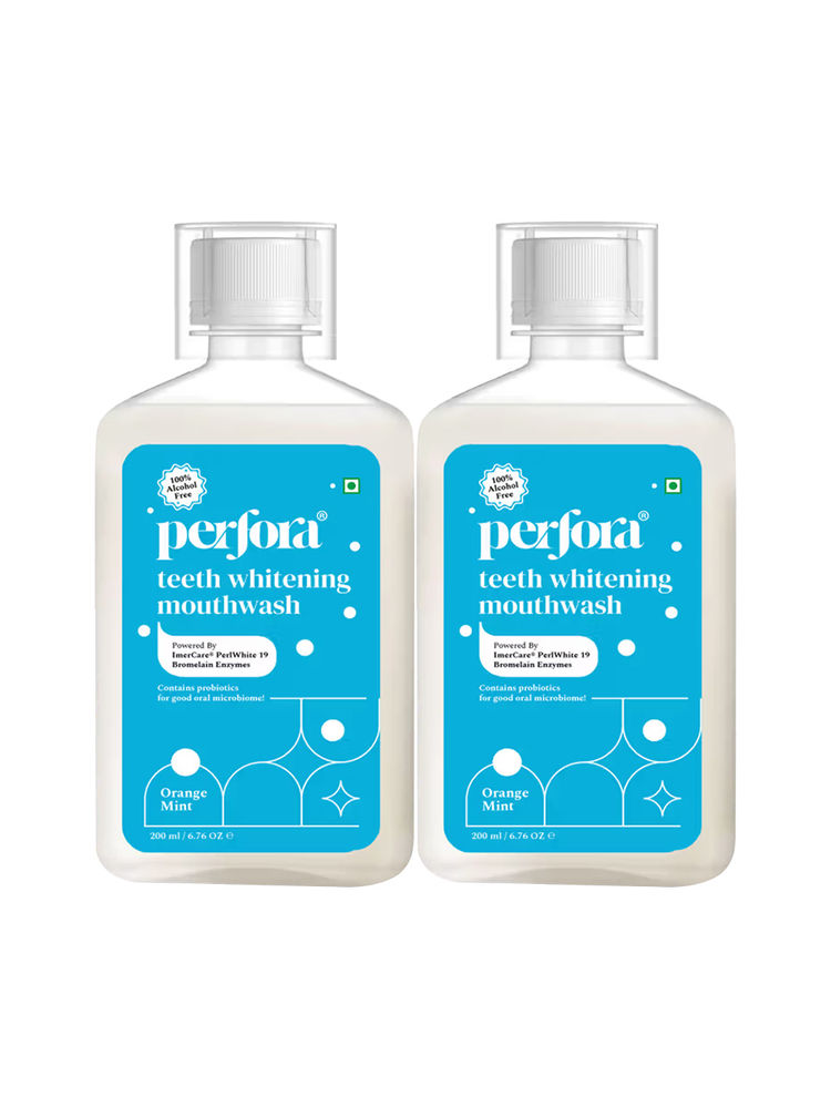 Perfora Teeth Whitening Mouthwash - Orange Mint - Pack Of 2-image-49