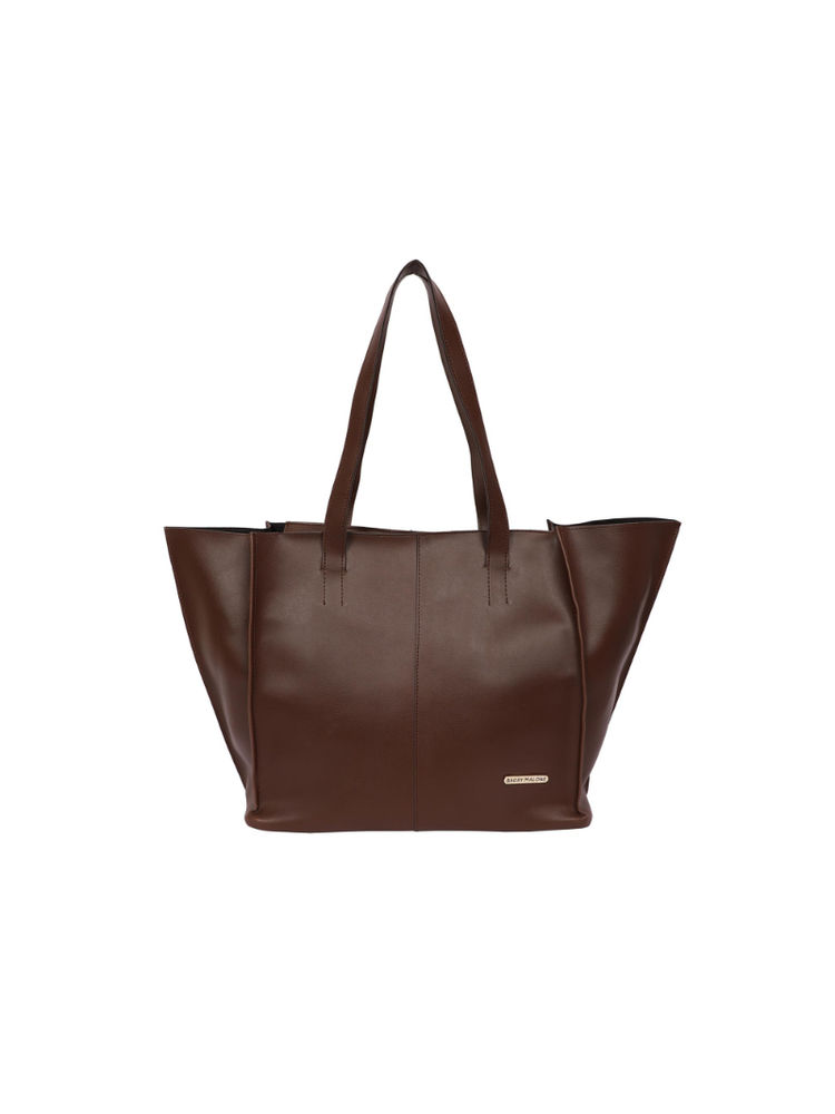 Bagsy Malone Superstar Roasted Brown Oversized Tote Bag
