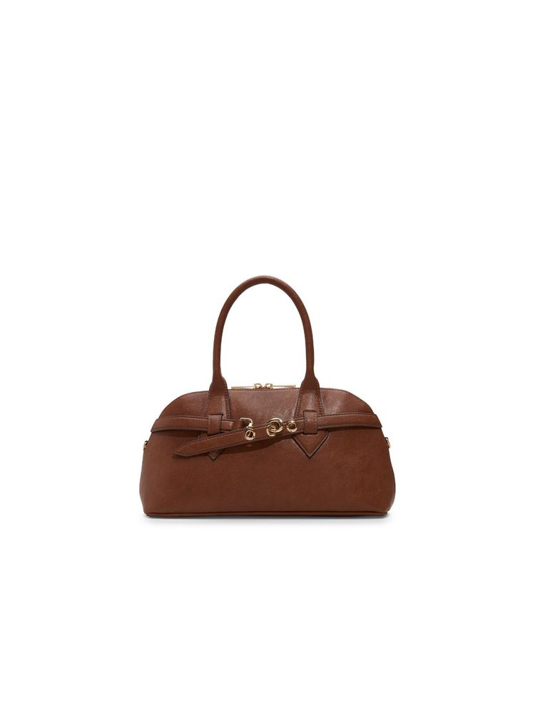 Call It Spring Ciiara Womens Tan Satchel with Detachable Strap-image-9