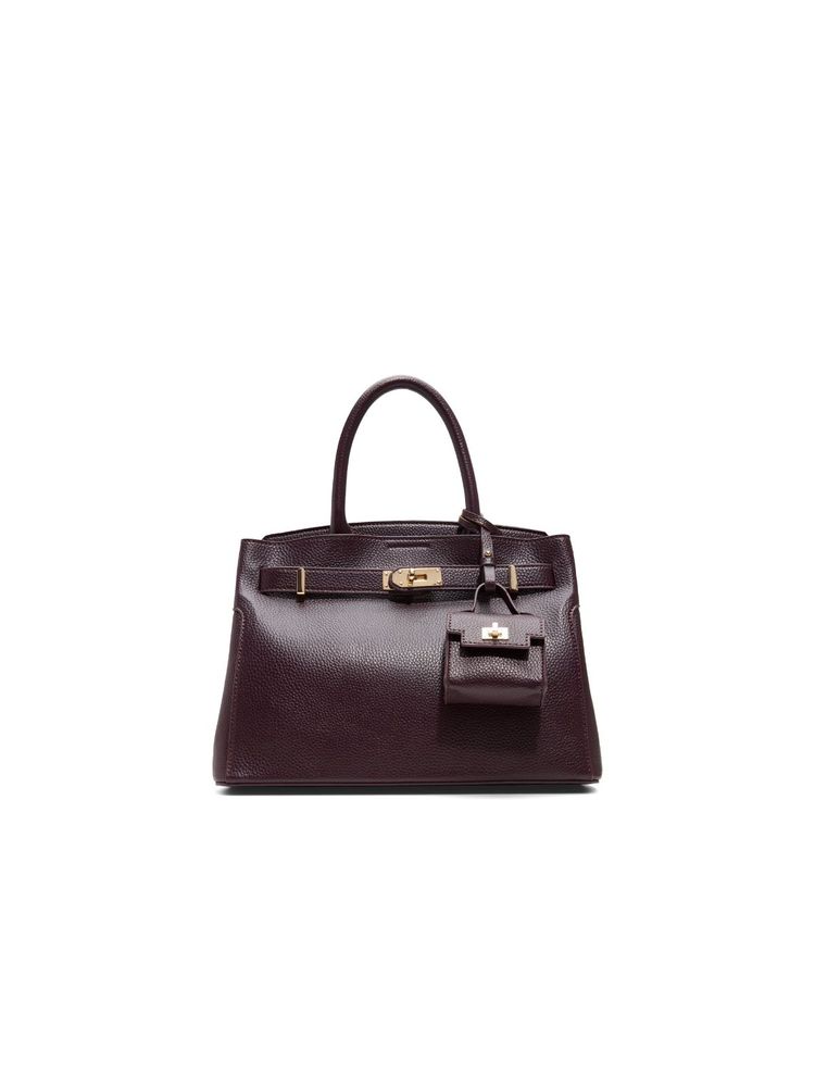 Call It Spring Lemercier Womens Open Brown Satchel with Detachable Strap-image-41