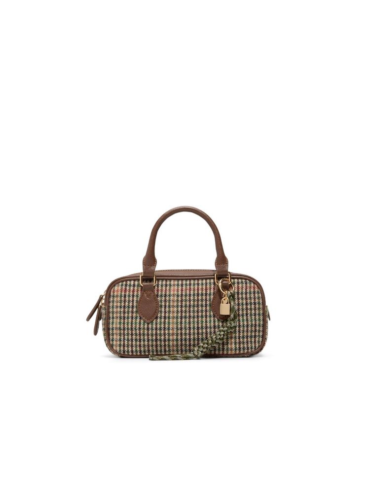 Call It Spring Sawyerr Womens Plaid Satchel with Detachable Strap-image-31