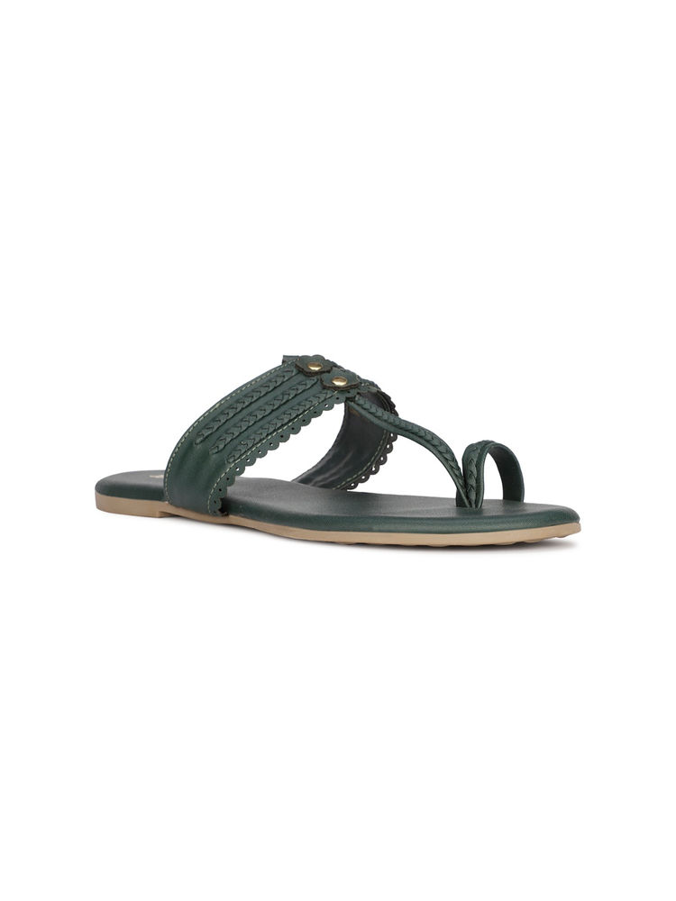 Bata Green Women Slip-On Flats-picture-27