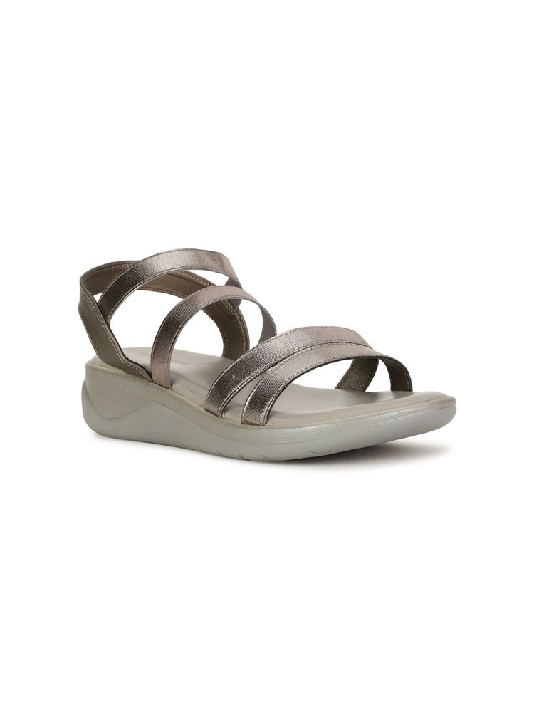 Hush Puppies Brown Women Slip-On Sandals-image-6