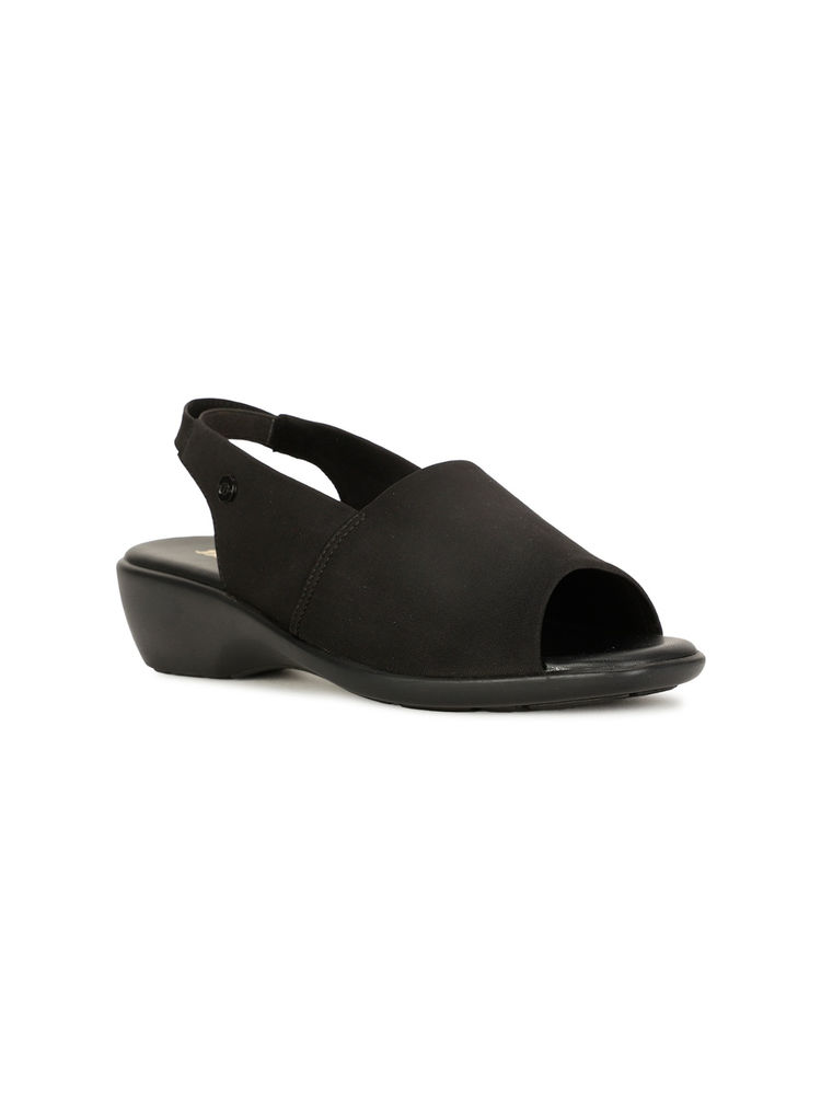 Bata Black Women Slip-On Heels-picture-16