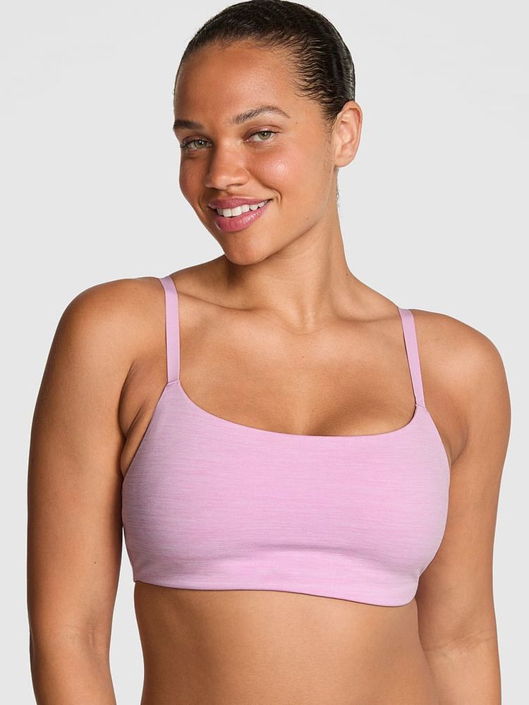 victoria's secret intimates Victoria's Secret Pink Relay Square-Neck Sports Bra Purple-picture-19