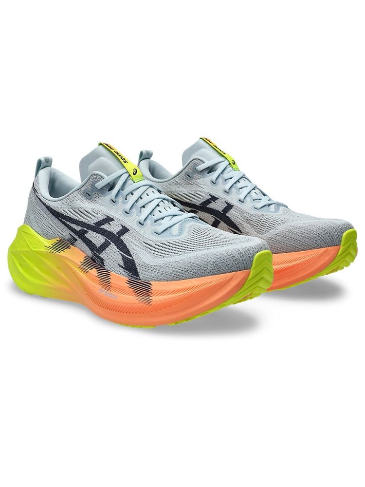 ASICS Unisex Superb Last 2 Cool Grey/Safety Yellow Running Shoes-image-49