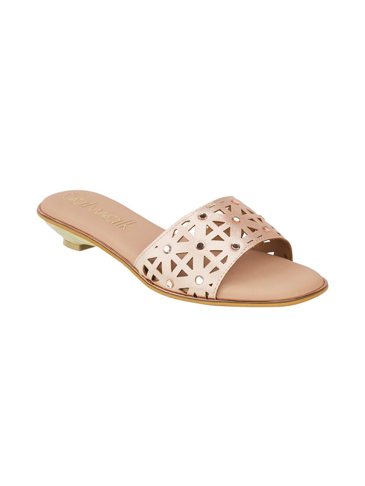Catwalk Women Rose Gold Sandals-picture-5