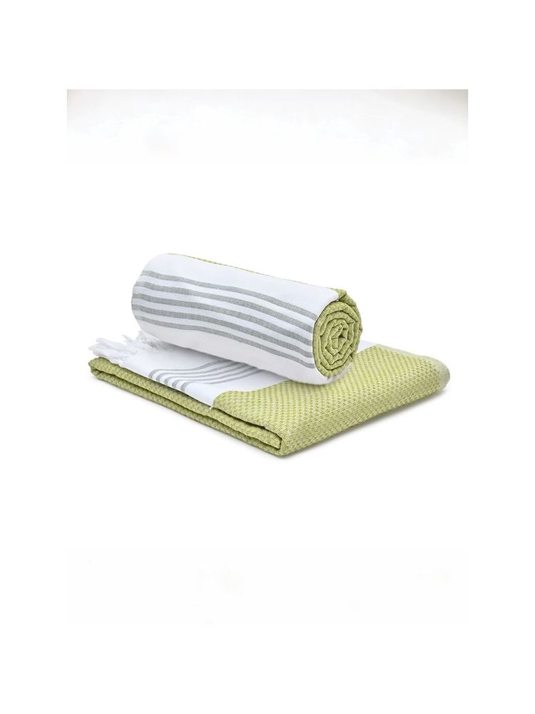 the better HOME 2 Dobby Turkish Bath Towels-Green (M)-image-12