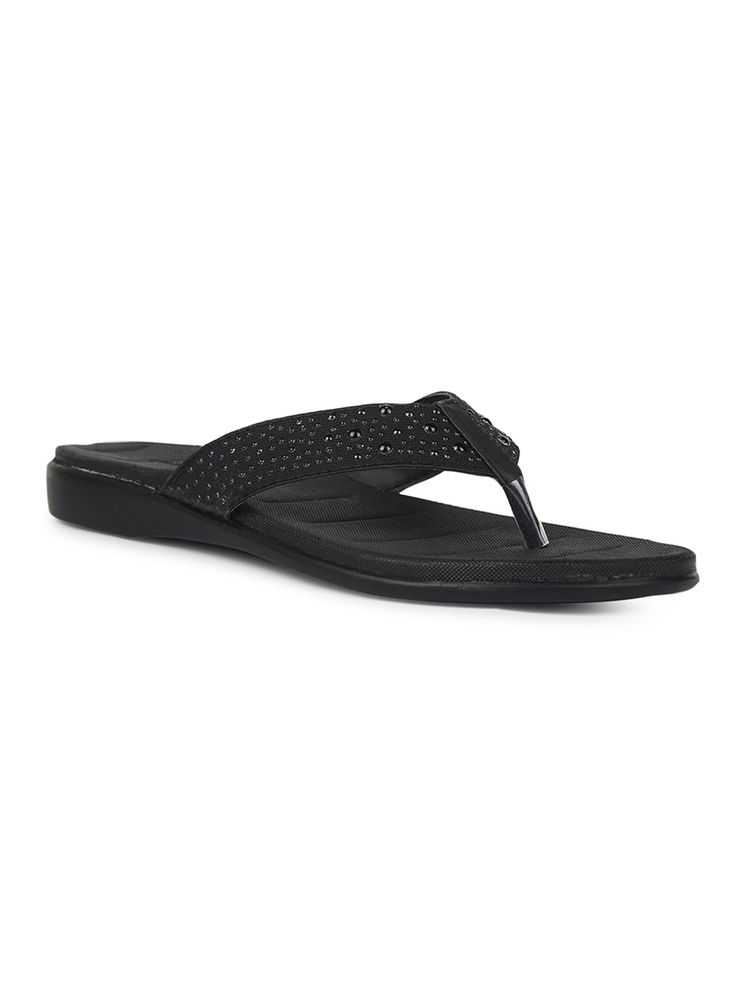 Bata Women Black Flipflops-picture-27