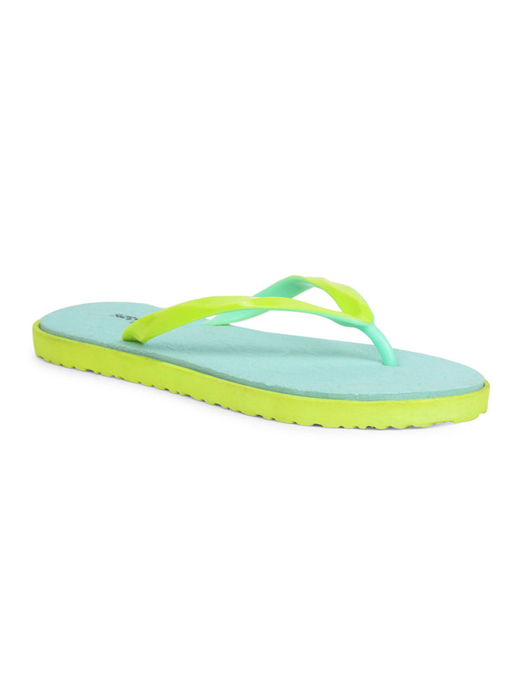 Bata Women Green Flipflops