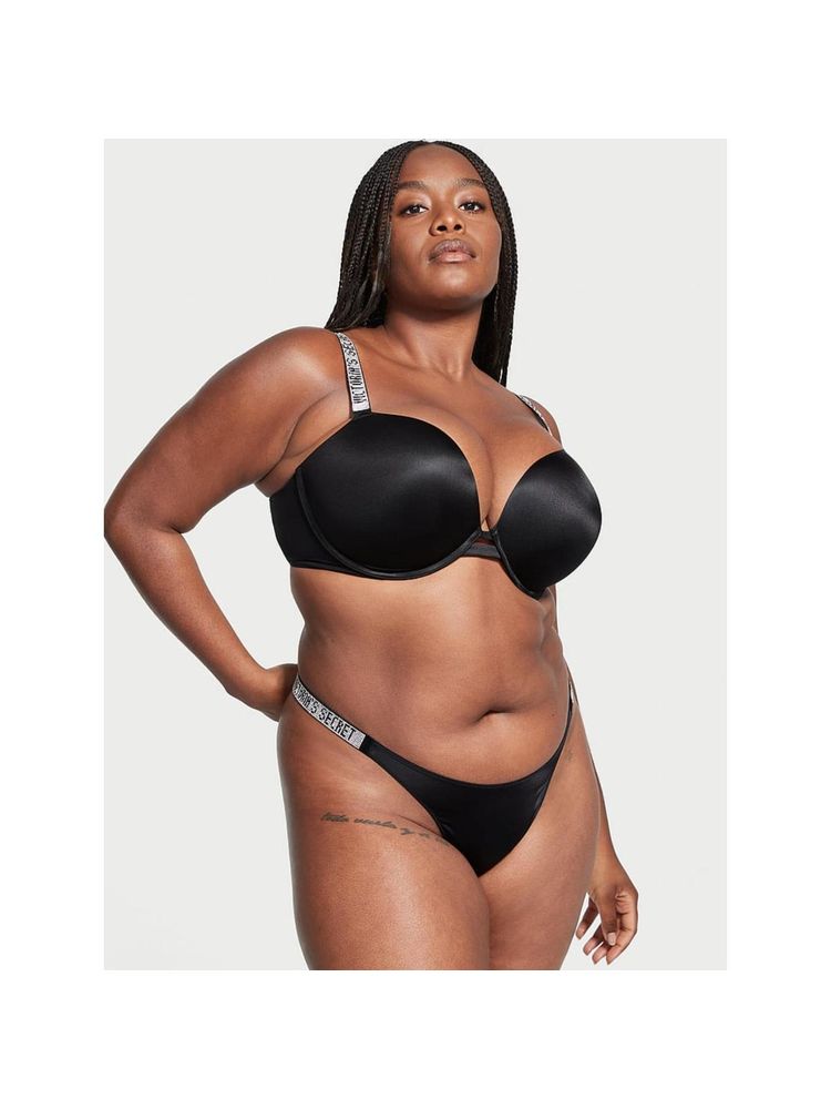 victoria's secret intimates Victoria's Secret Very Sexy Shine Strap Push-Up Bra Black-picture-28