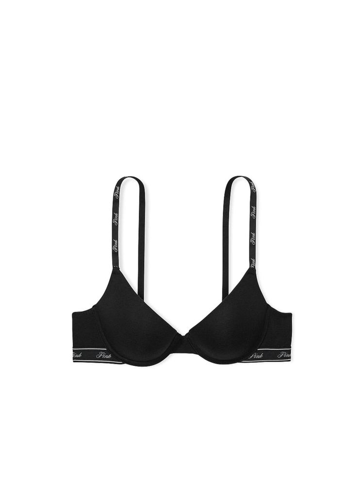 victoria's secret intimates Victoria's Secret Pink Wear Everywhere Wear Push-Up Bra Black (32D)-picture-15
