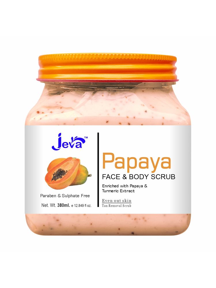 Jeva Papaya Tan Removal Scrub