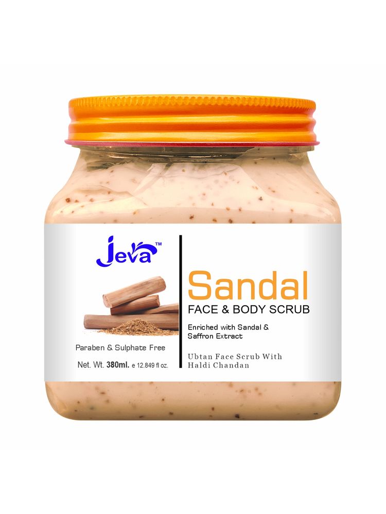 Jeva Sandal Ubtan Scrub With Haldi Chandan-picture-10