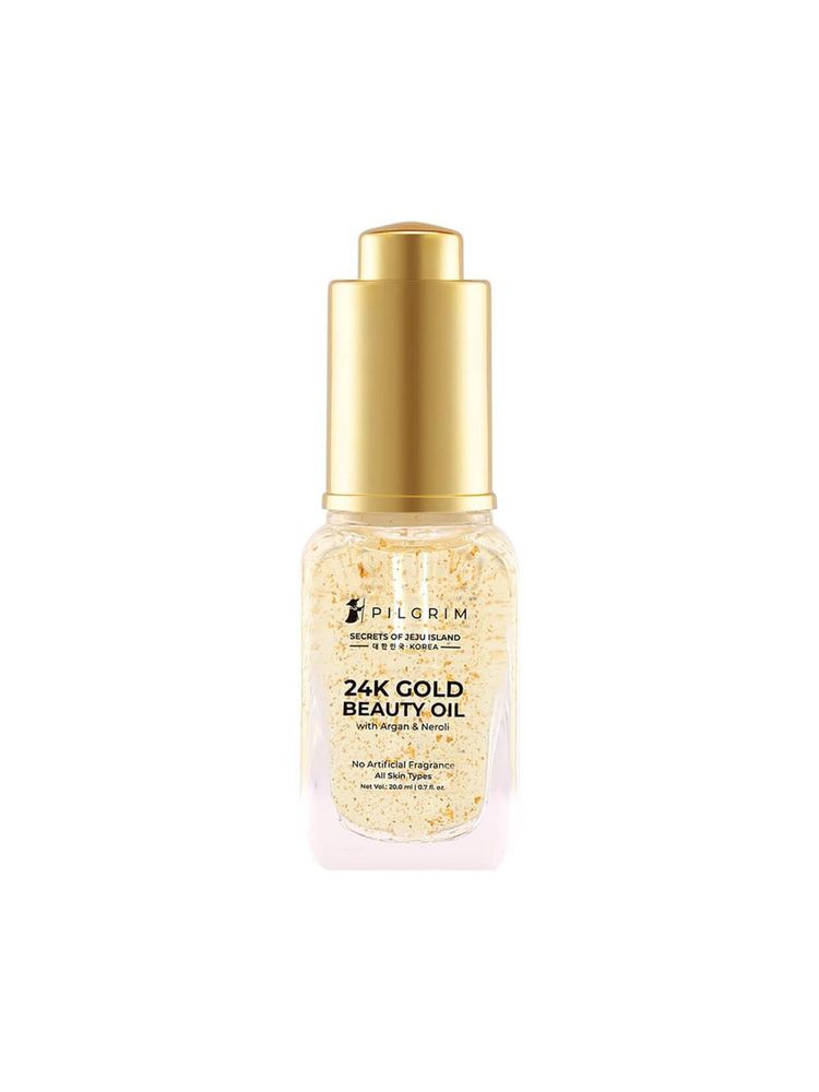Pilgrim 24K Gold Facial Beauty Oil for Instant Natural Glow Anti Aging-picture-8
