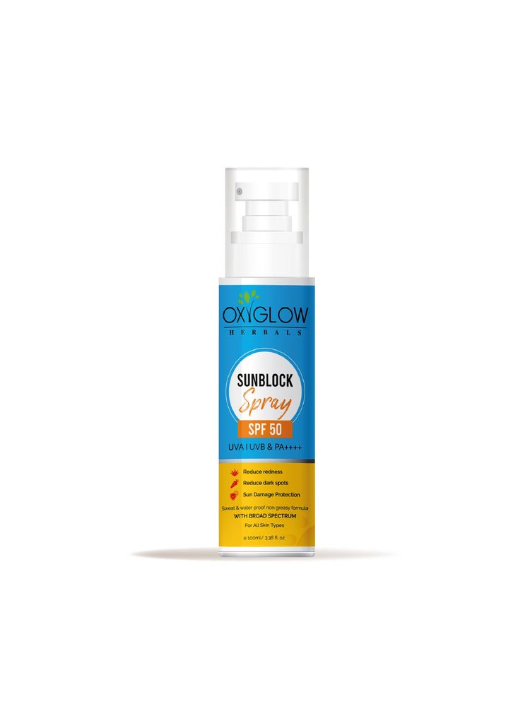 Oxyglow Herbals Sunblock Spray SPF 50 PA++++ UVA UVB-image-19