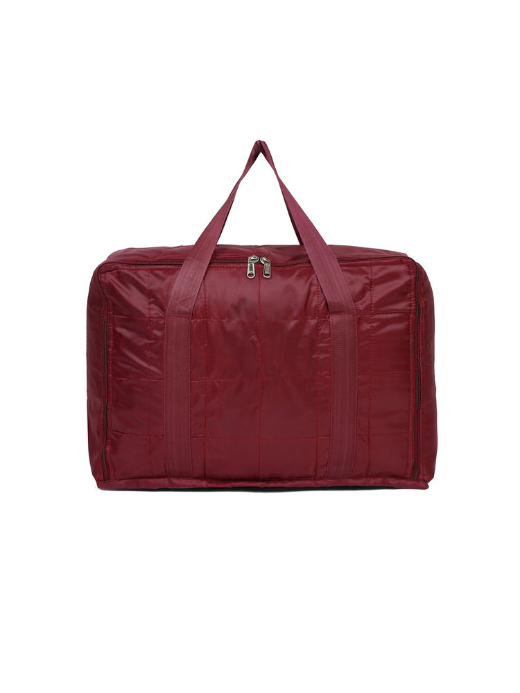 HOSTA HOMES 1 Under Bed Storage Parachute Material Zipper Bag Maroon-image-3