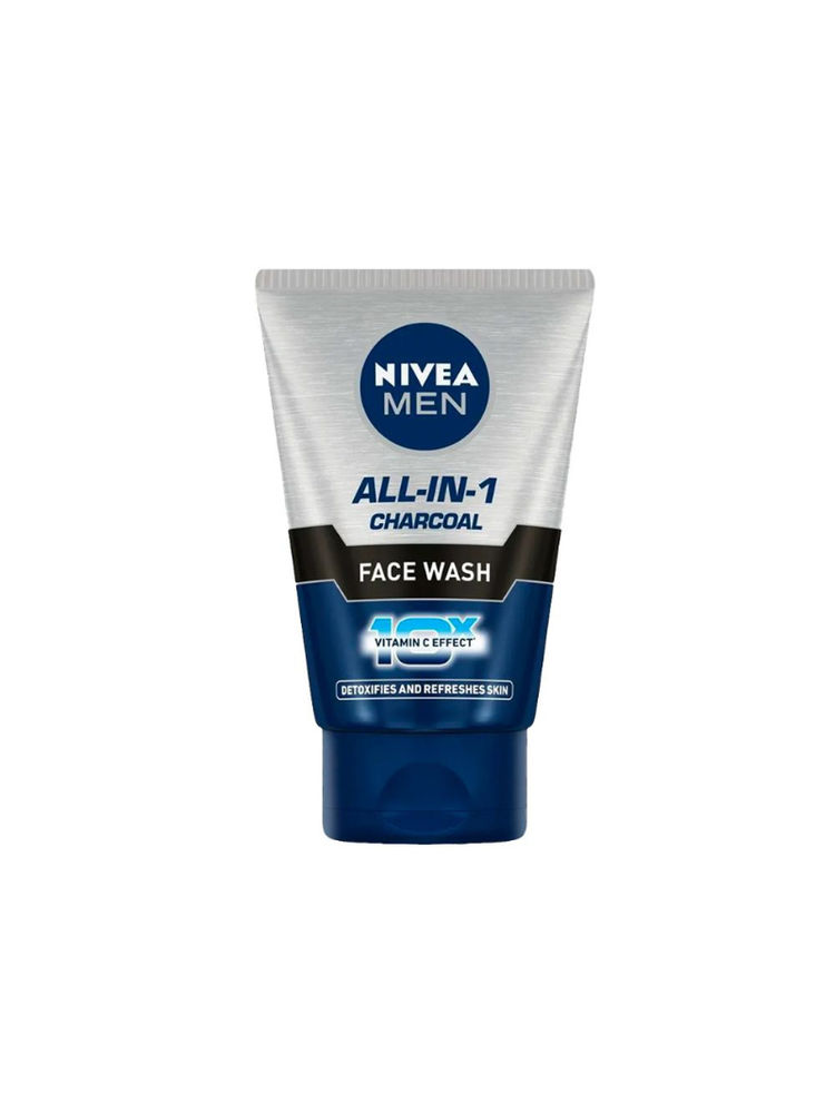 NIVEA MEN Face Wash, All in 1 Charcoal, to Detoxify & Refresh Skin with 10x Vitamin C Effect-picture-37