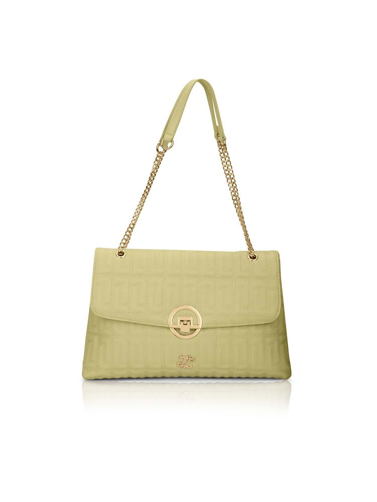 Lavie Signature Yellow Synthetic Leather Textured Handbag-picture-23
