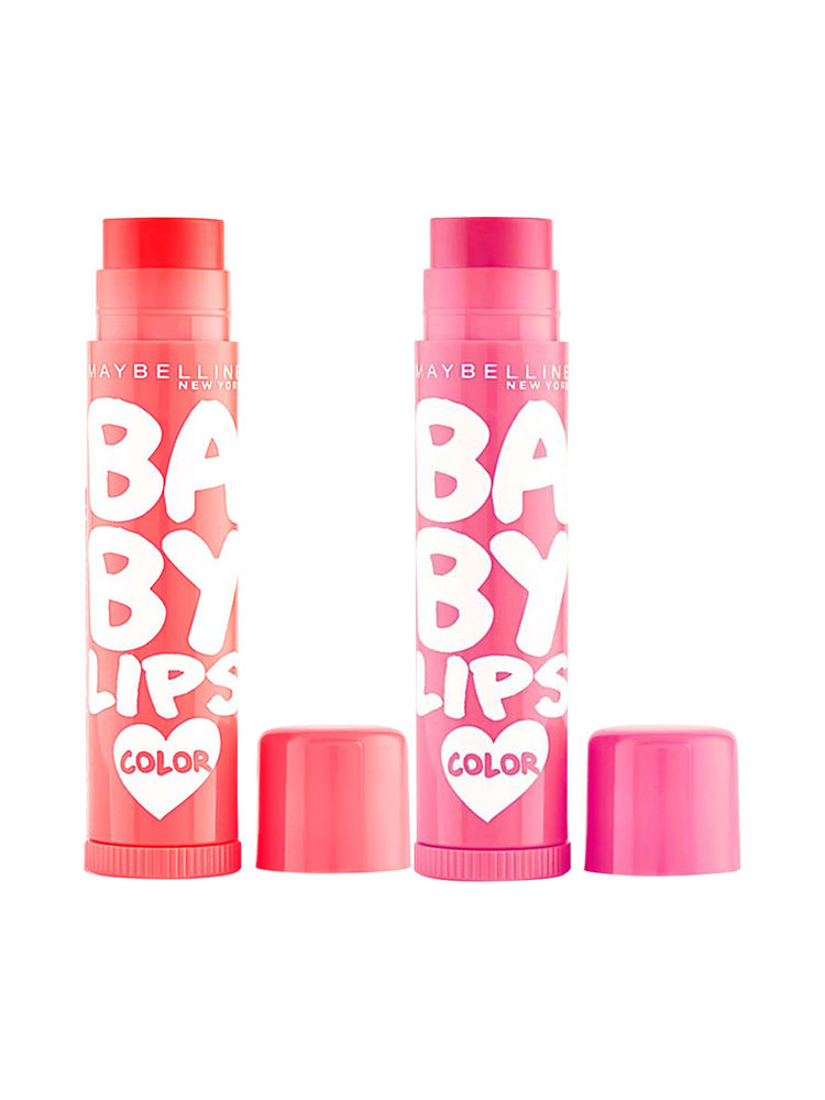 Maybelline New York Baby Lips Color Balm Combo - Pink Lolita + Cherry Kiss