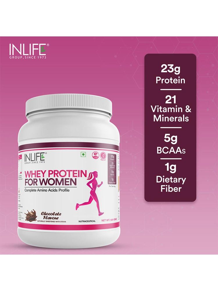 Inlife Whey Protein Powder For Women - Chocolate-picture-12
