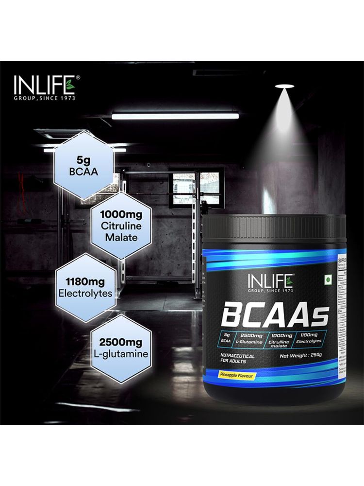 Inlife Bcaa Supplement Powder - Pineapple-picture-8