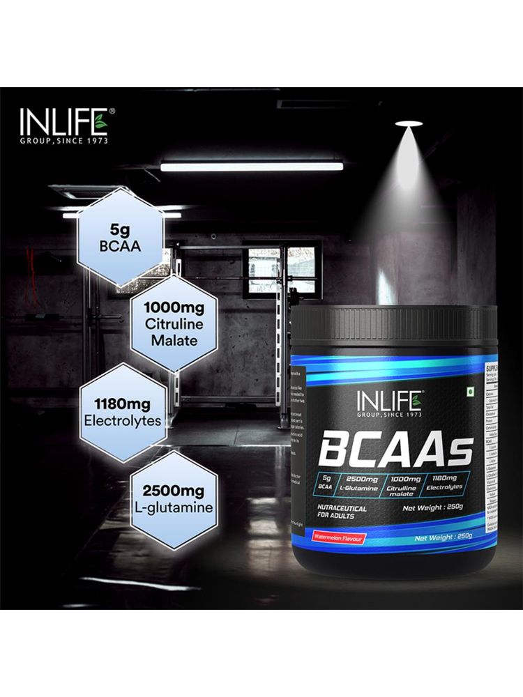 Inlife Bcaa Supplement Powder - Watermelon-picture-16