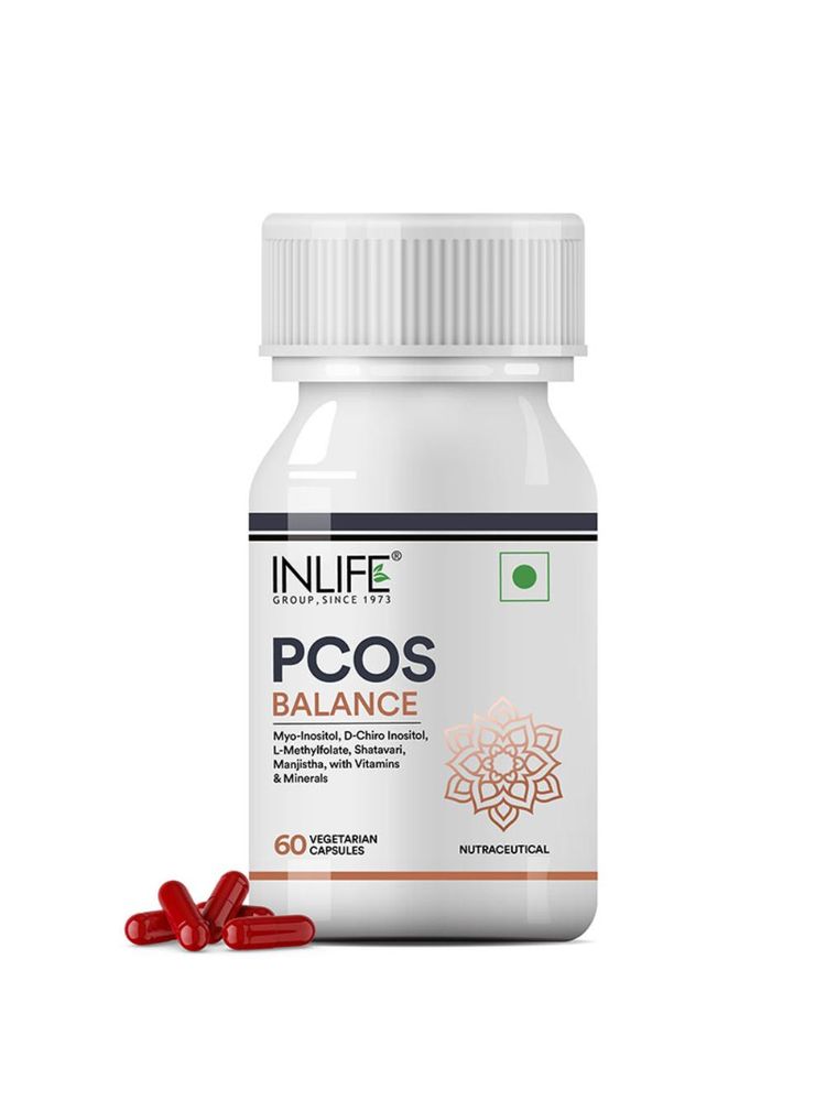 Inlife PCOS Supplements For Women PCOS Balance Capsule Myo Inositol Shatavari Vitamins Minerals-picture-14
