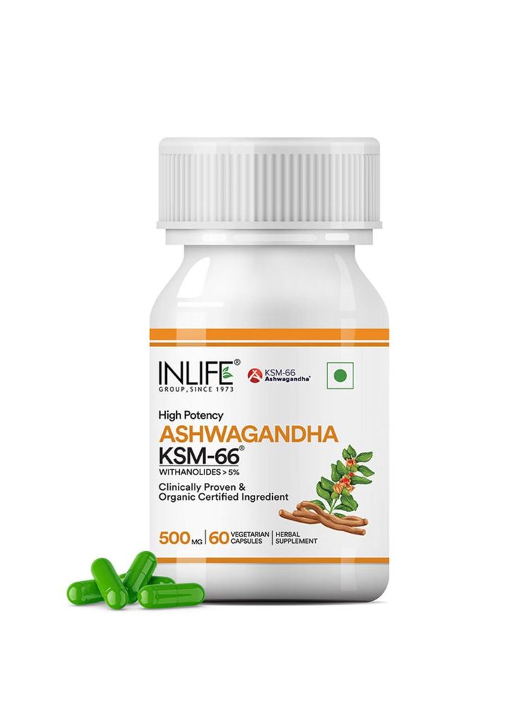 Inlife Ashwagandha KSM-66 500 mg Capsules-picture-38