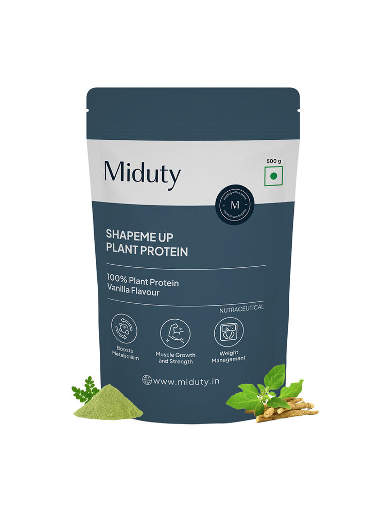 Miduty ShapeMe Up Plant Protein Pea & Brown Rice Protein Weight Loss Vegan Chocolate
