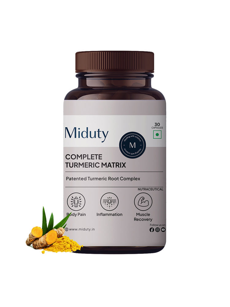 Miduty Complete Turmeric Matrix Turmeric Cough Cold Cholesterol 10x bioavailable-picture-27
