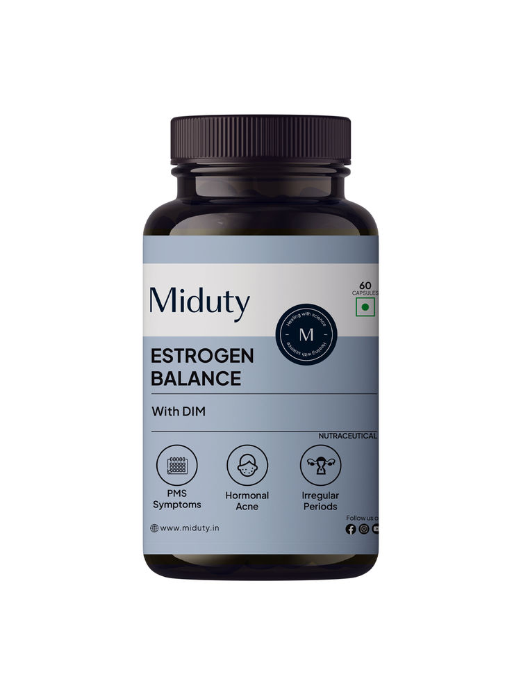 Miduty Estrogen Balance DIM Vitex Hormonal Balance PCOS Menopause Support-picture-18