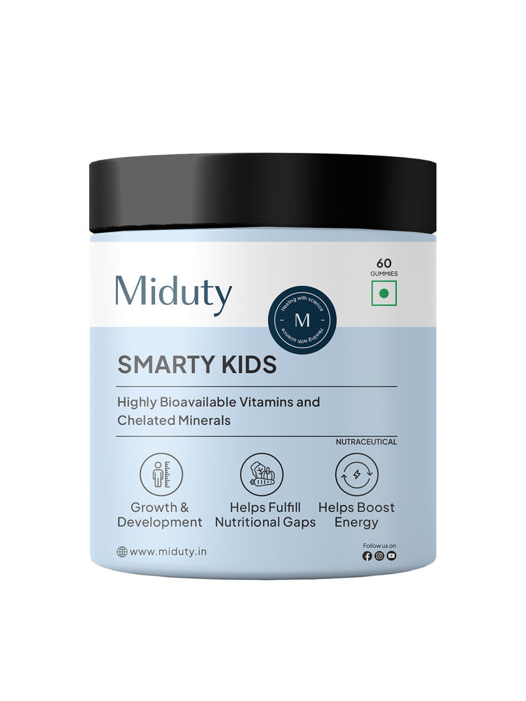 Miduty Smarty Kids Multivitamins + Minerals Immunity Growth Tasty Gummies-picture-18