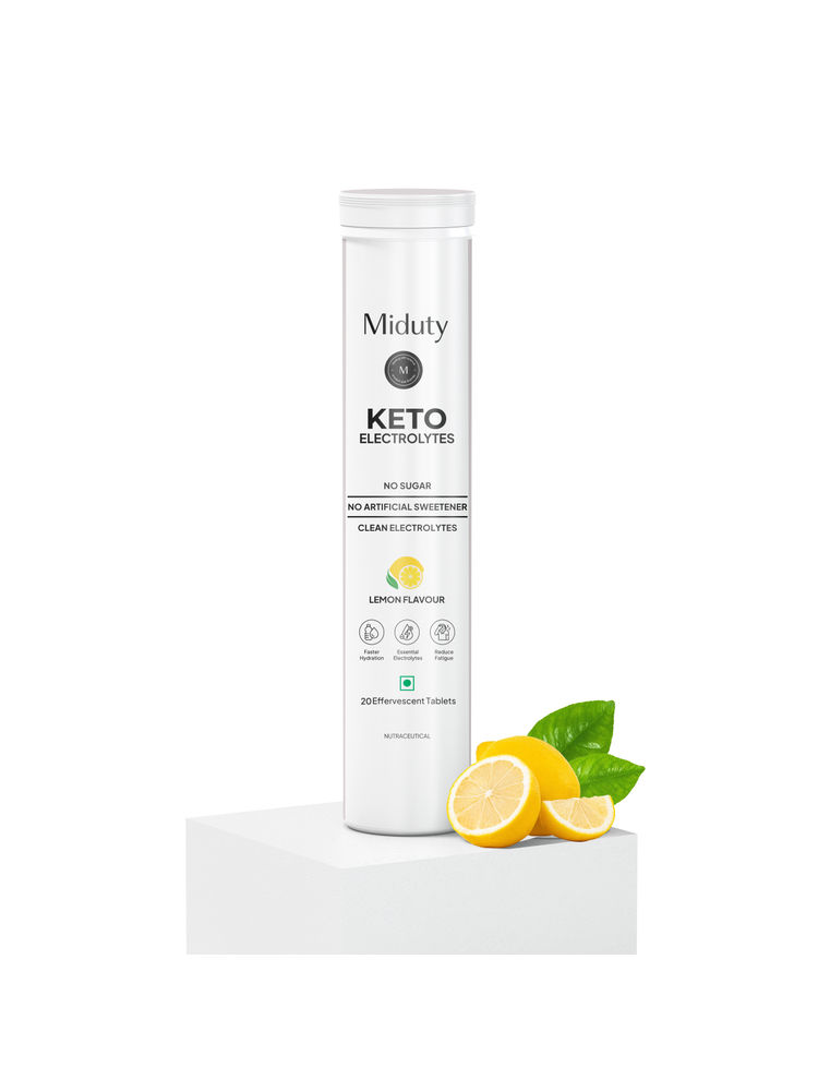 Miduty Palak Notes Keto Electrolytes Energy Drink Tablets - Lemon Flavour-picture-11