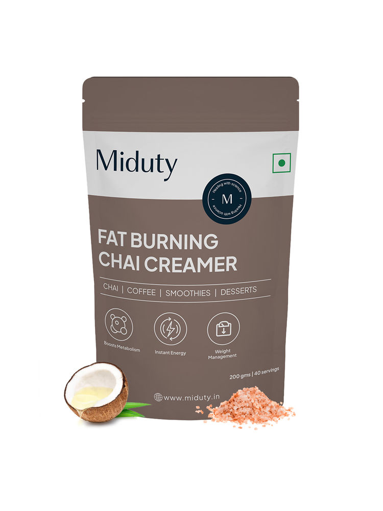 Miduty Fat Burning Chai Creamer MCT Oil Green Coffee Metabolism Booster Keto Friendly-picture-15