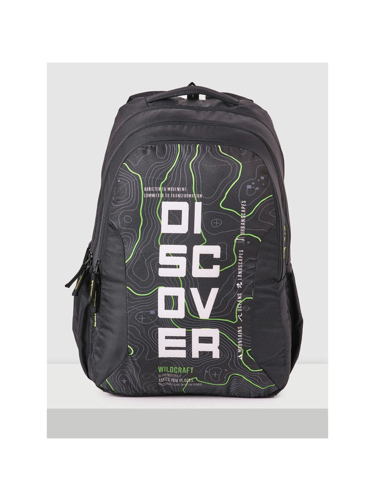 Wildcraft Black Printed Polyester Backpack-picture-22